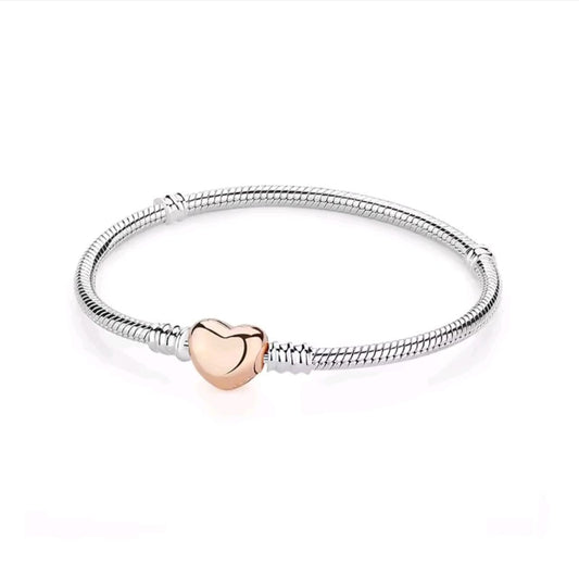 Pulsera Corazón Rose Gold