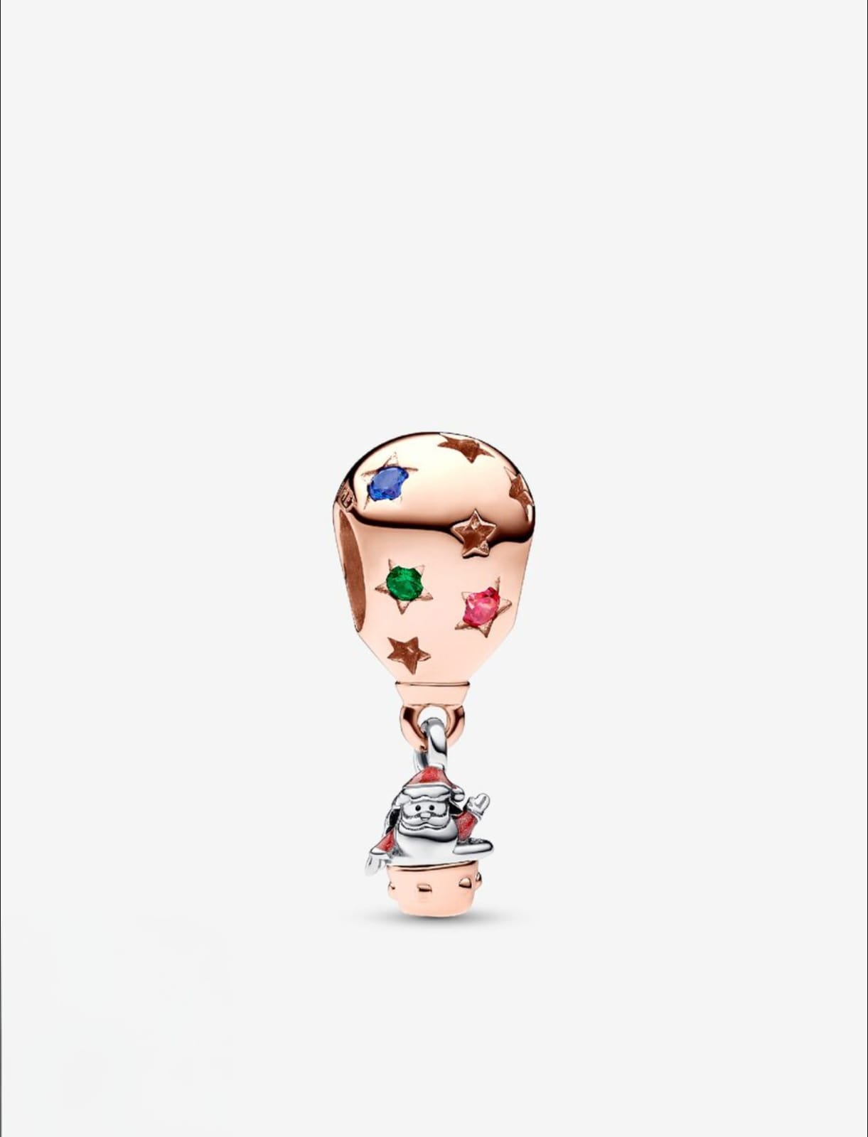 Charm colgante Santa en Globo